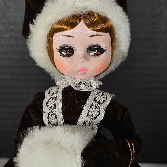 Bradley Dolls Darlin Of The Month Miss January Vintage Big Eyed Doll. SD 665 - Picture 3 of 8